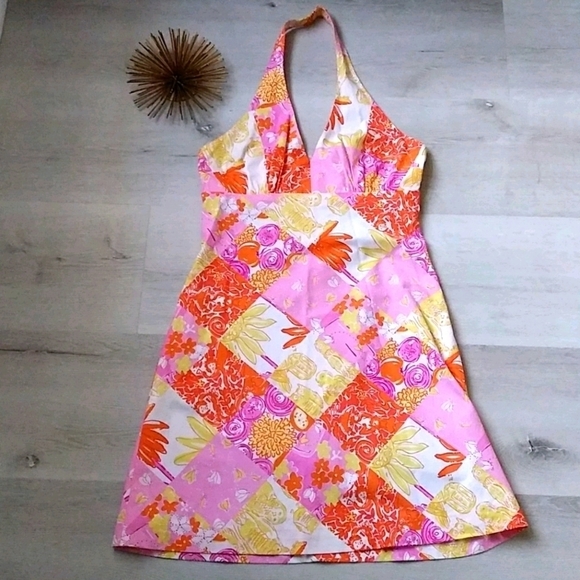 LILLY PULITZER Nightlife Fire Fly dress glow dark - Picture 1 of 16